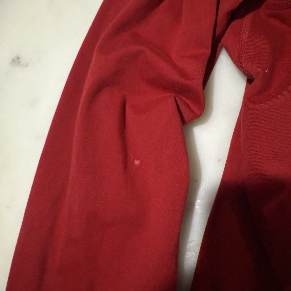 Nike Running Dri-FIT Men's M Red Quarter Zip Pullover Long Sleeve Shirt - Picture 10 of 15